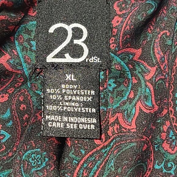 FALL 23rd street womens black velvet blazer Sz XL Dark feminine Goth career - Picture 9 of 11